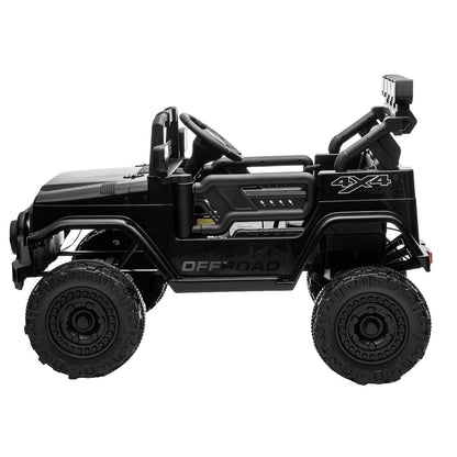 Mazam Ride on Car Electric Jeep Bluetooth Black-Ride On Car-PEROZ Accessories