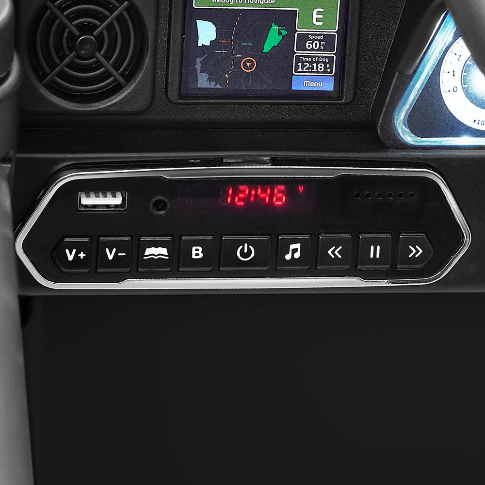 Mazam Ride on Car Electric Jeep Bluetooth Black-Ride On Car-PEROZ Accessories