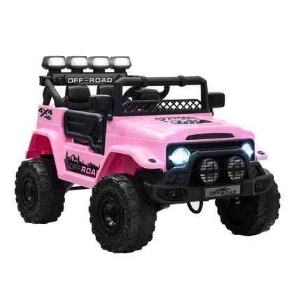 Mazam Ride on Car Electric Jeep Bluetooth Pink-Ride On Car-PEROZ Accessories