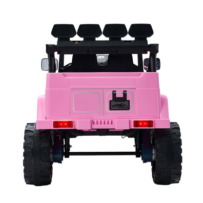 Mazam Ride on Car Electric Jeep Bluetooth Pink-Ride On Car-PEROZ Accessories