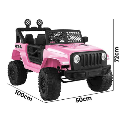Mazam Kids Ride On Car Jeep Electric Vehicle Toy Remote Cars Gift 12V LED Light-Ride on Toys - Cars-PEROZ Accessories