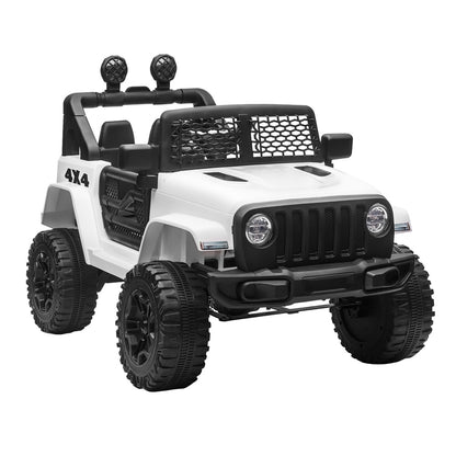 Mazam Kids Ride On Car Electric Toys Jeep 12V Remote Vehicle Car Gift White-Ride On Car-PEROZ Accessories