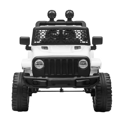 Mazam Kids Ride On Car Electric Toys Jeep 12V Remote Vehicle Car Gift White-Ride On Car-PEROZ Accessories