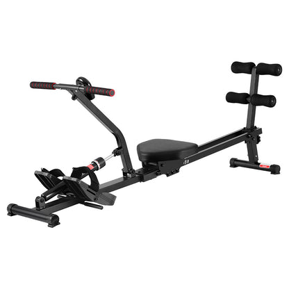 Everfit Hydraulic Rowing Machine Rower 12 Levels Resistance Exercise Fitness Gym Cardio-Sports &amp; Fitness &gt; Exercise, Gym &amp; Fitness &gt; Gym Equipment &amp; Accessories-PEROZ Accessories