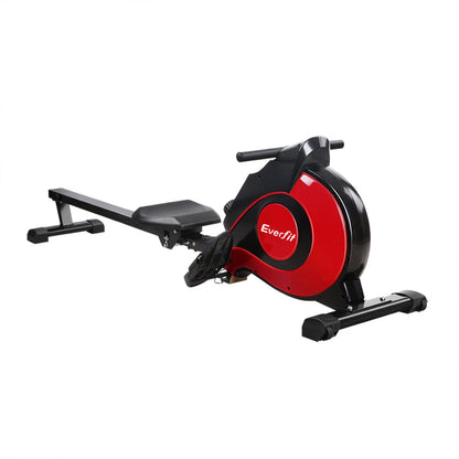 Everfit Rowing Machine Rower Magnetic Resistance Exercise Gym Home Cardio Red-Sports &amp; Fitness &gt; Fitness Accessories-PEROZ Accessories