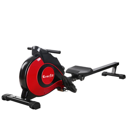 Everfit Rowing Machine Rower Magnetic Resistance Exercise Gym Home Cardio Red-Sports &amp; Fitness &gt; Fitness Accessories-PEROZ Accessories