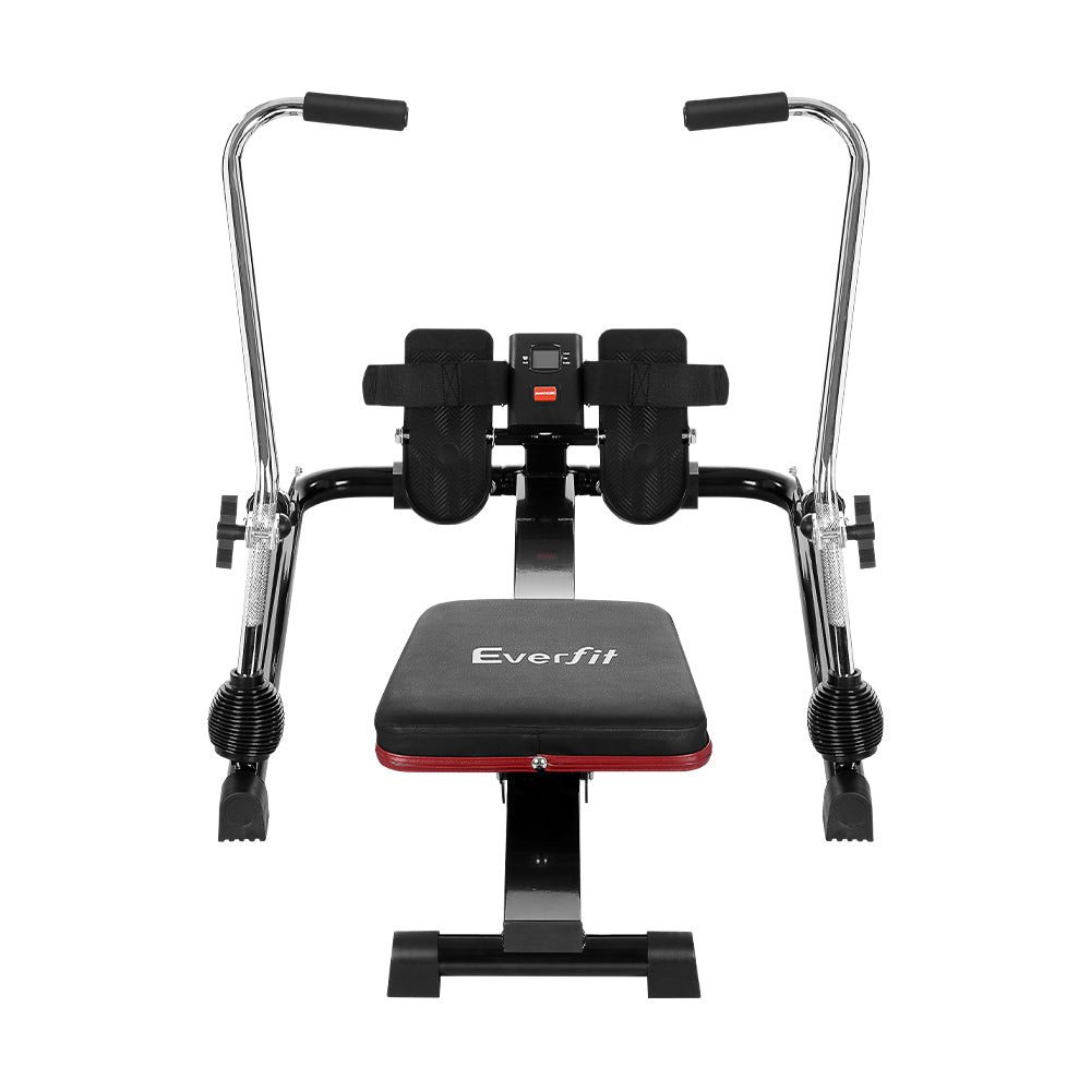 Everfit Rowing Machine 12 Levels Hydraulic Rower Fitness Gym Home Cardio-Sports &amp; Fitness &gt; Fitness Accessories-PEROZ Accessories