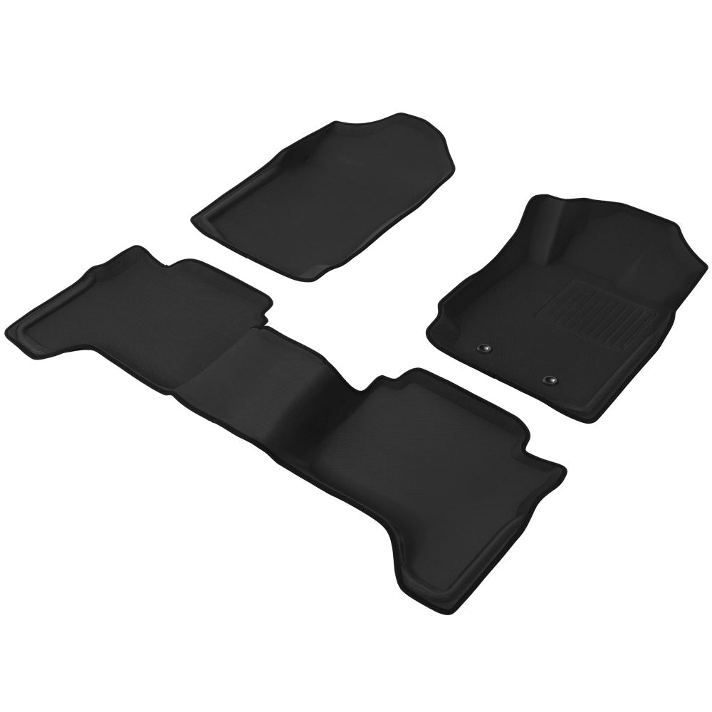 Weisshorn Car Floor Mats Rubber Fits Ford Ranger PX PX2 PX3 Dual Cab 2011-2022 3D-Auto Accessories &gt; Auto Accessories Others &gt; Automotive Decor-PEROZ Accessories