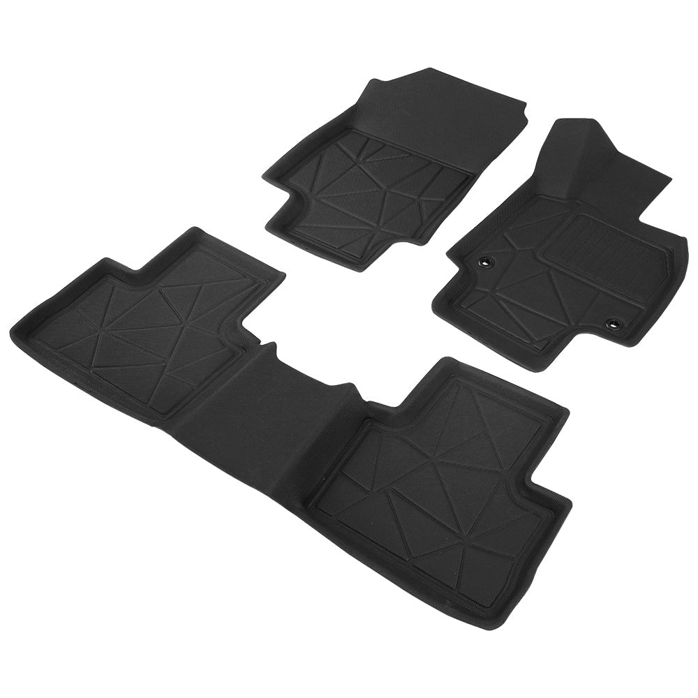 Weisshorn Car Rubber Floor Mats Front And Rear Compatible For Toyota RAV4 2019-2022-Auto Accessories &gt; Auto Accessories Others &gt; Automotive Decor-PEROZ Accessories