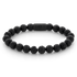 Rebel and Rose Black Moon - All-Black 8mm Bracelet-PEROZ Accessories