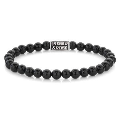 Rebel and Rose Black Velvet Vintage 6mm Bracelet-PEROZ Accessories