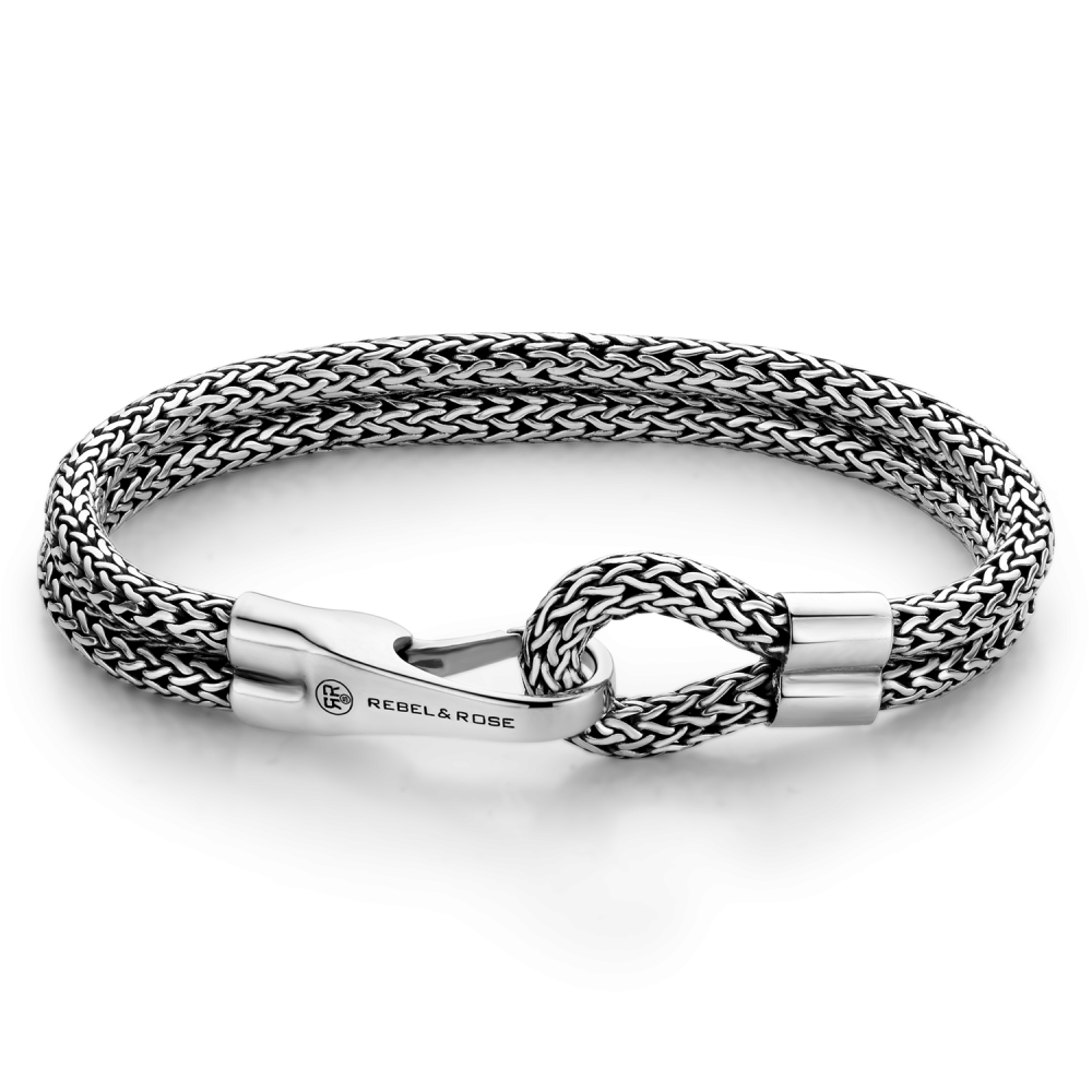 Rebel and Rose Double Hooked Bracelet-PEROZ Accessories