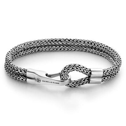 Rebel and Rose Double Hooked Bracelet-PEROZ Accessories