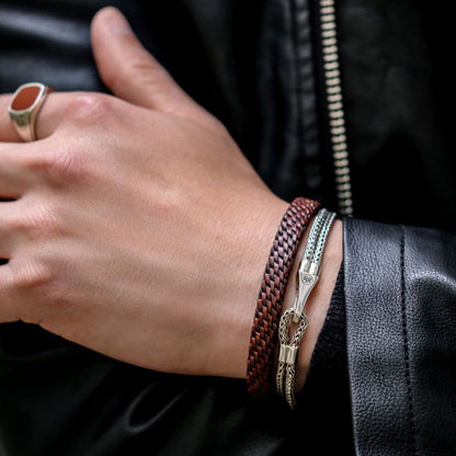 Rebel and Rose Double Hooked Small Bracelet-PEROZ Accessories