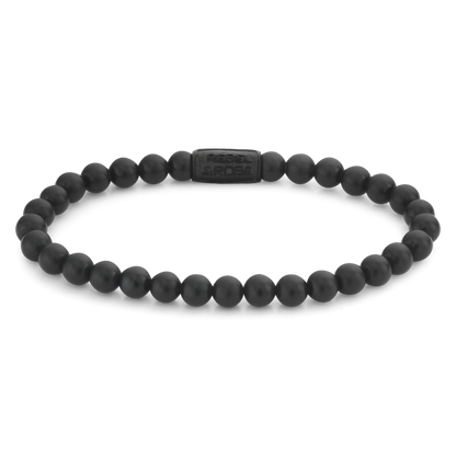 Rebel and Rose Mad Panther - All-Black 6mm Bracelet-PEROZ Accessories