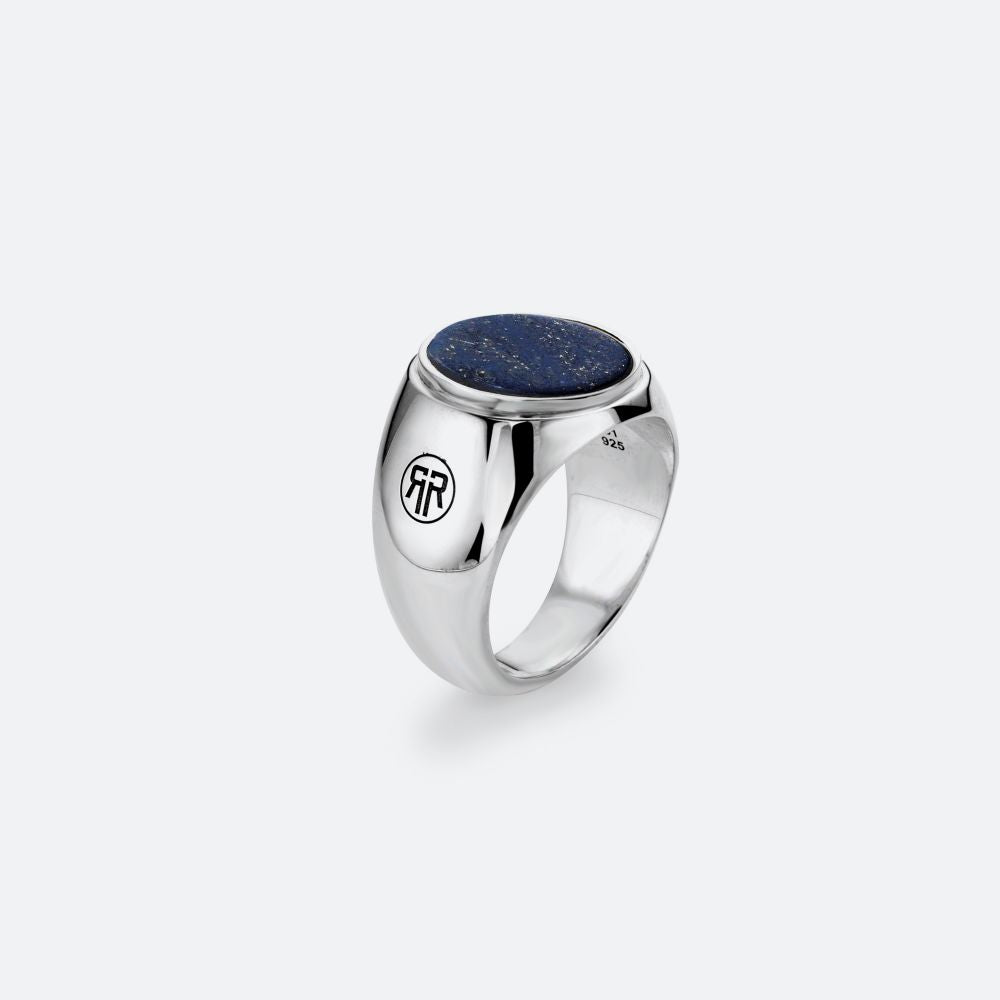 Rebel and Rose Ring Round Lapis Lowneck-PEROZ Accessories