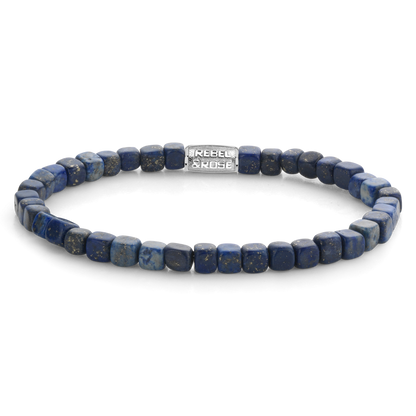 Rebel and Rose Roll The Dices - Lapis Lazuli 4mm Bracelet-PEROZ Accessories