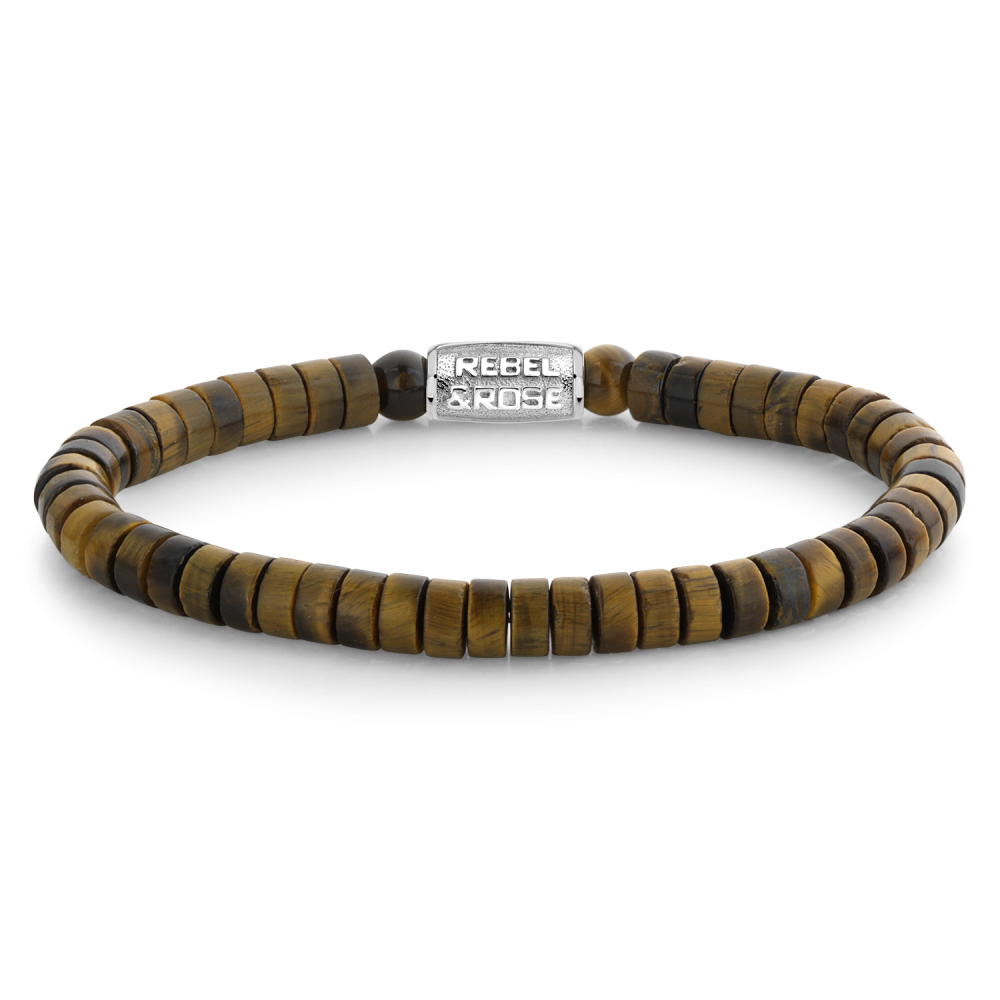 Rebel and Rose Slices - Tiger Lily 6mm Bracelet-PEROZ Accessories