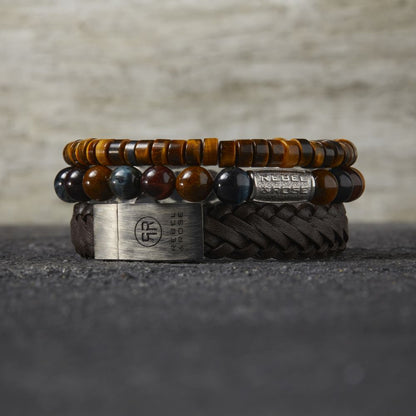 Rebel and Rose Slices - Tiger Lily 6mm Bracelet-PEROZ Accessories