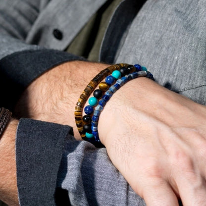 Rebel and Rose Slices - Tiger Lily 6mm Bracelet-PEROZ Accessories