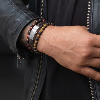 Rebel and Rose Tiger Lily 6mm Bracelet-PEROZ Accessories