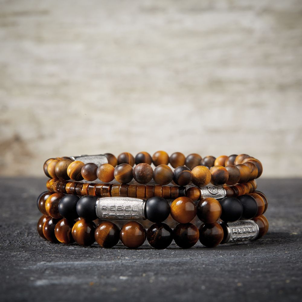 Rebel and Rose Tiger Lily 8mm Bracelet-PEROZ Accessories