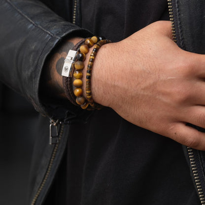 Rebel and Rose Tiger Lily 8mm Bracelet-PEROZ Accessories