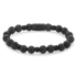 Rebel and Rose Variations Black 8mm Bracelet-PEROZ Accessories