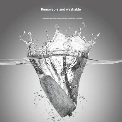 Rechargeable Electric Foot File - Waterproof Callus Remover with Interchangeable Heads(white)-Foot Care-PEROZ Accessories