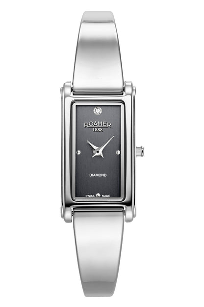 Roamer Elegance Diamond 17mm Stainless Steel Strap Watch-PEROZ Accessories