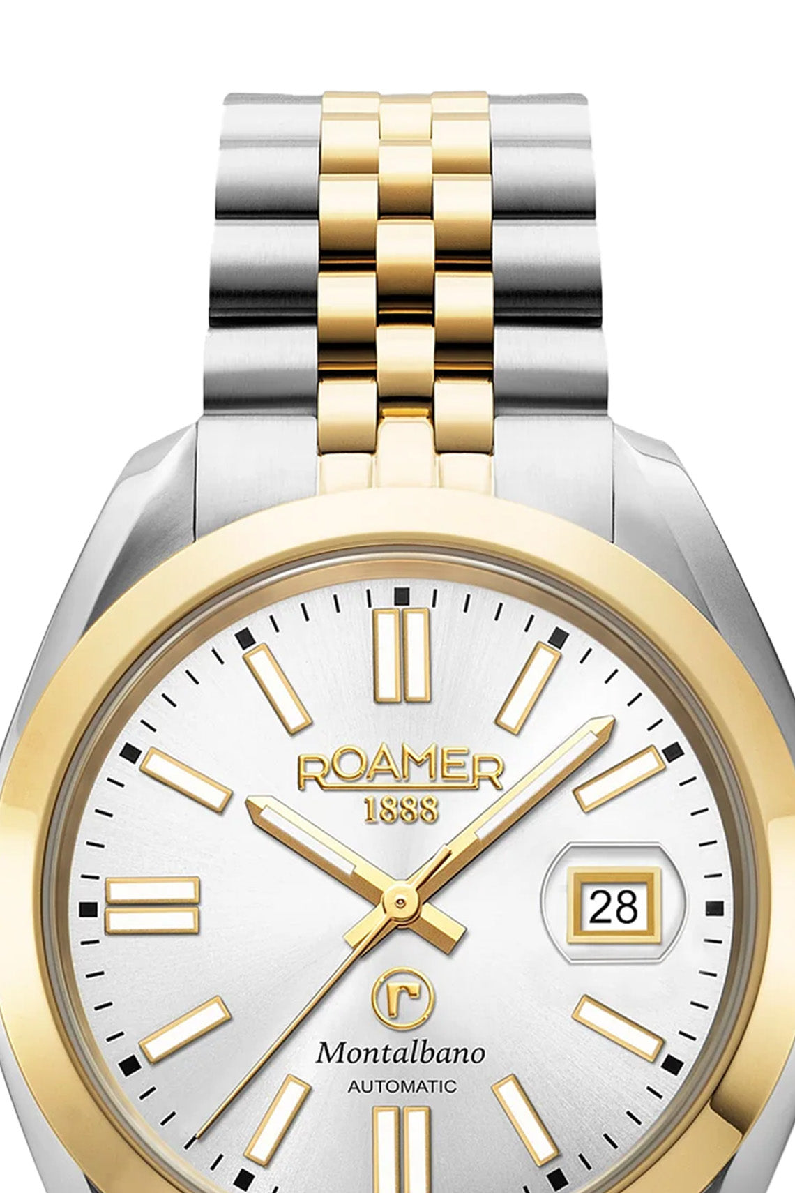 Roamer Montalbano Gents 41mm Two Tone Stainless Steel Strap Watch-PEROZ Accessories