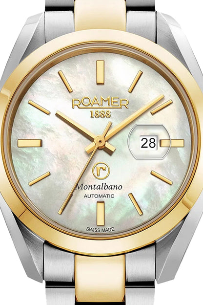 Roamer Montalbano Ladies 31mm Two Tone Stainless Steel Strap Watch-PEROZ Accessories