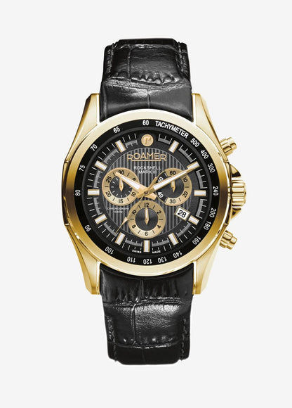 Roamer Rockshell Mark III Chrono 44mm Black Watch-PEROZ Accessories