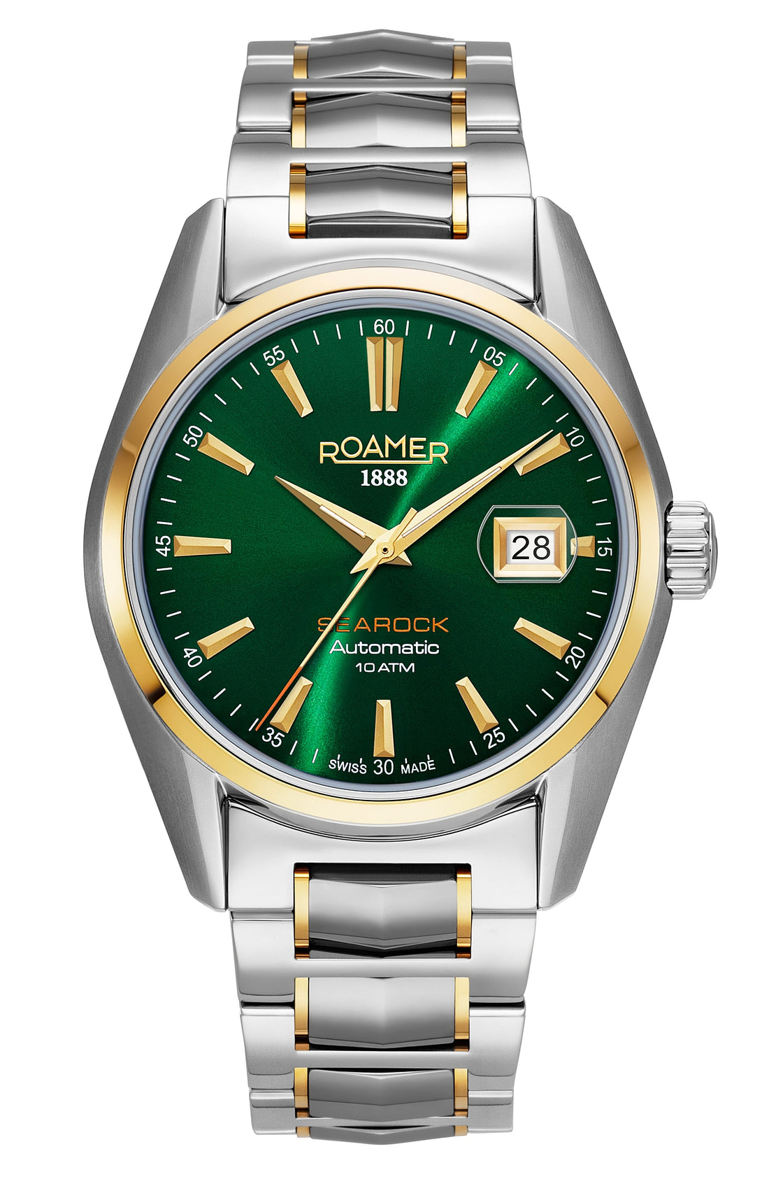 Roamer Swiss Made Searock Automatic Green Watch-PEROZ Accessories