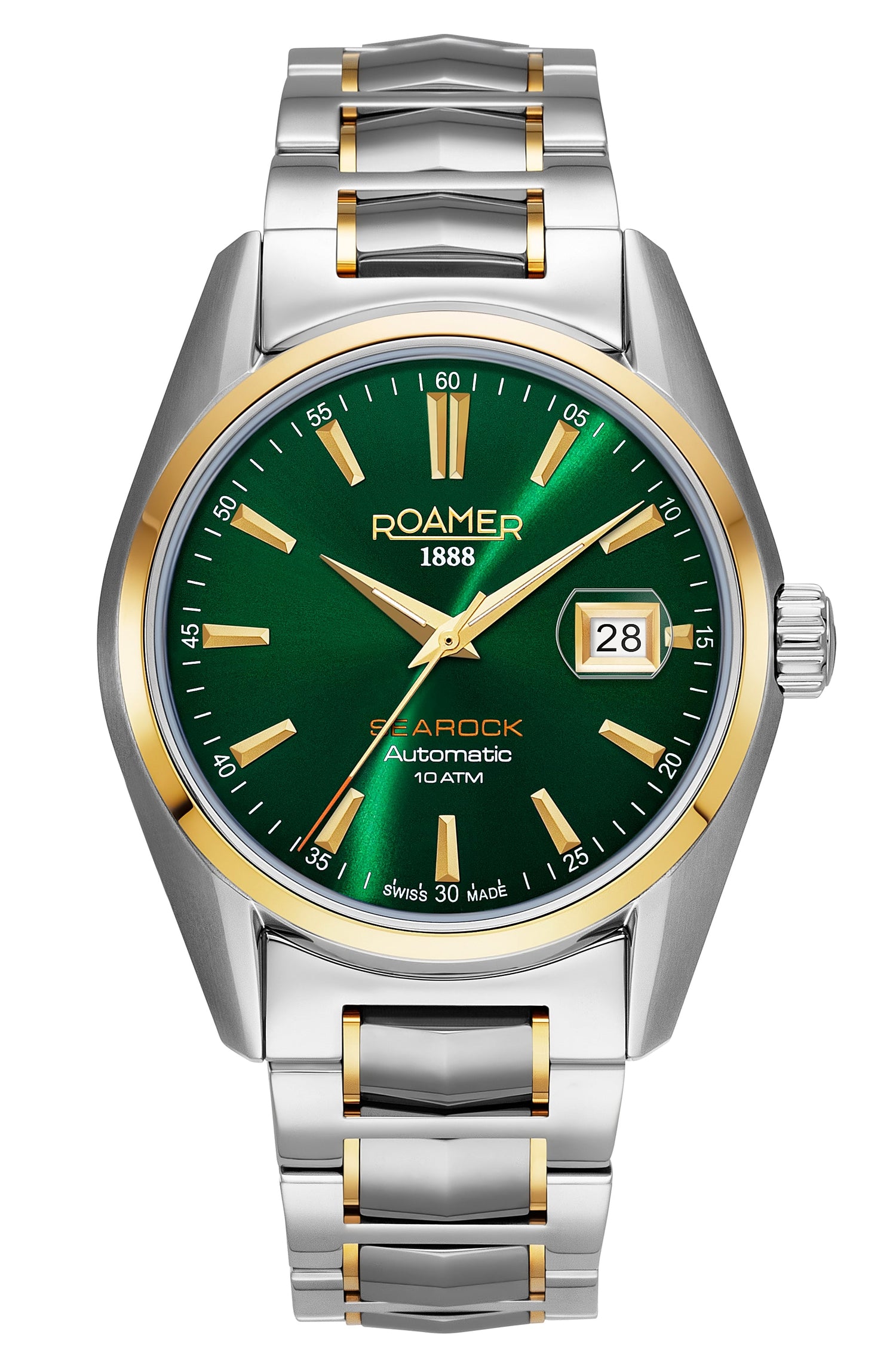 Roamer Swiss Made Searock Automatic Green Watch-PEROZ Accessories