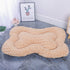 S Gold Rose Velvet Fish Scale Pet Bed - Creative Bone-Shaped Soft and Cozy Dog & Cat Nest-Pet Care > Dog Supplies > Dog Beds-PEROZ Accessories