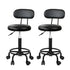 Artiss 2x Salon Stool Swivel Chair Backrest-Bar Stools-PEROZ Accessories