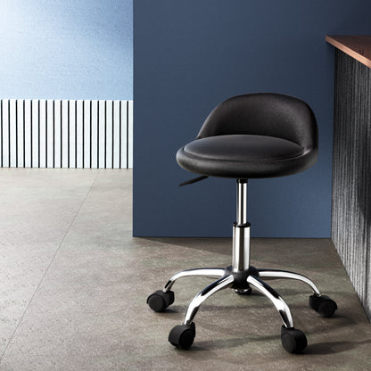 Artiss Salon Stool Swivel Chair Backrest Chairs-Furniture &gt; Bar Stools &amp; Chairs-PEROZ Accessories