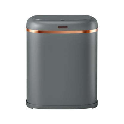 Devanti 38L Motion Sensor Bin Rubbish Automatic Grey-Home &amp; Garden > Kitchen Bins-PEROZ Accessories