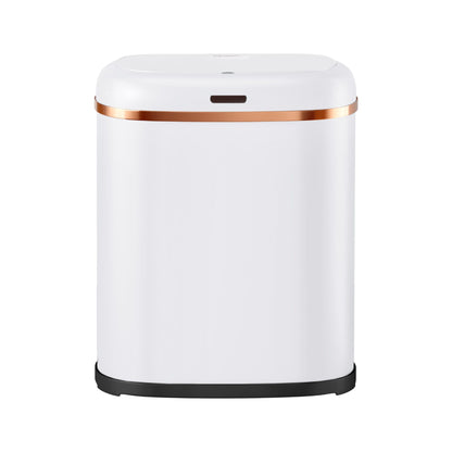 Devanti 38L Motion Sensor Bin Rubbish Automatic White-Home &amp; Garden > Kitchen Bins > Automatic Bins-PEROZ Accessories