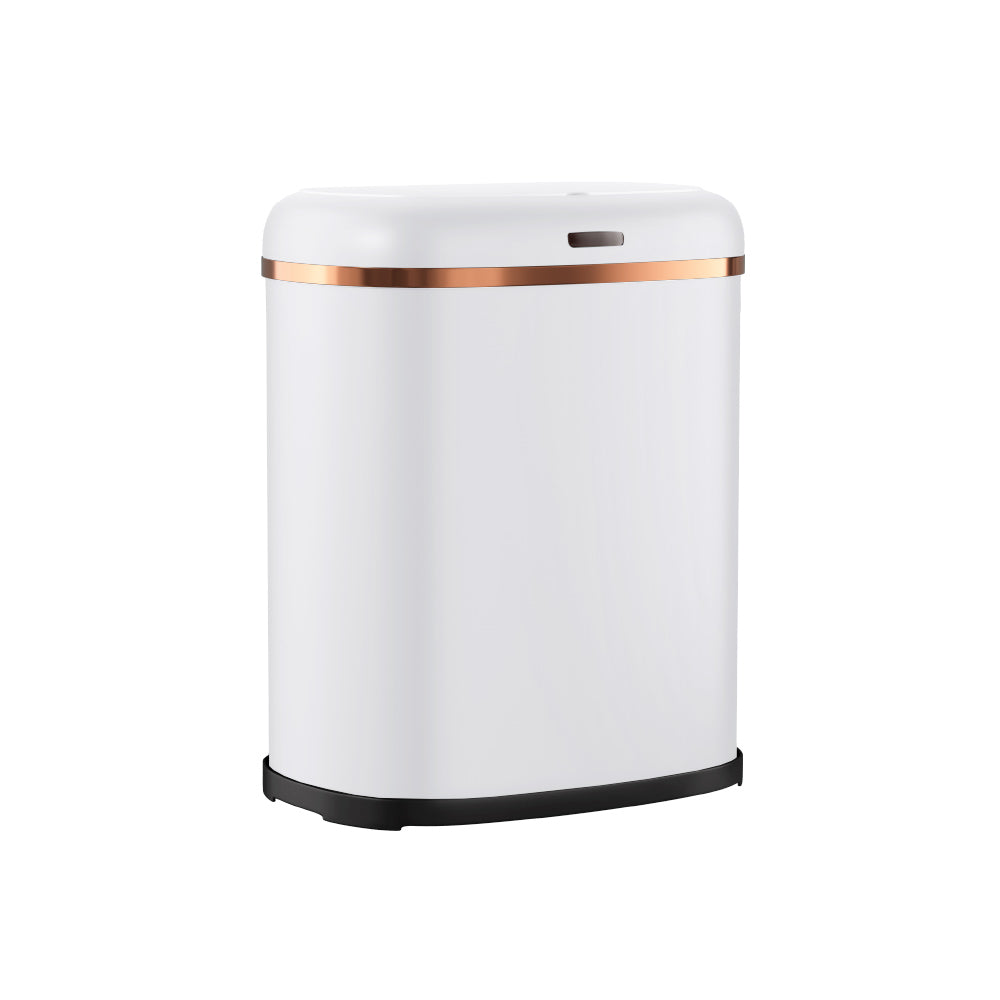 Devanti 38L Motion Sensor Bin Rubbish Automatic White-Home &amp; Garden &gt; Kitchen Bins &gt; Automatic Bins-PEROZ Accessories