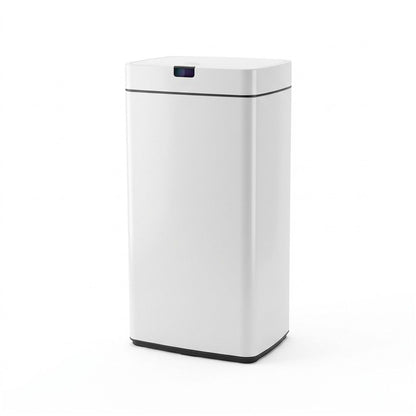 Devanti 45L Motion Sensor Bin Rubbish Automatic White-Home &amp; Garden > Kitchen Bins-PEROZ Accessories