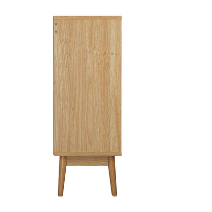 Oikiture 2x Buffet Sideboard Rattan Cupboard Cabinet Storage-Sideboard-PEROZ Accessories