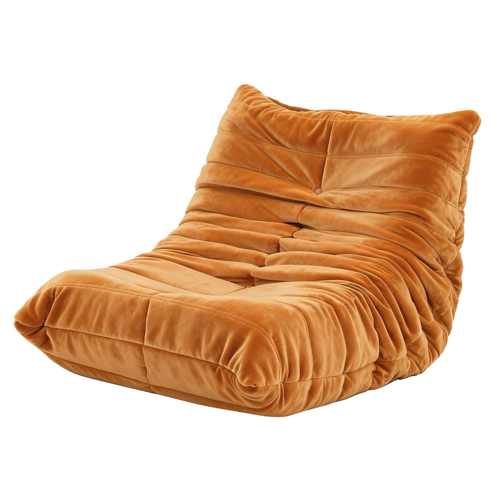 Artiss Lazy Sofa Accent Chair Floor Couch Leisure Lounge Foam Pouffe Recliner-Furniture > Sofas > Sofas &amp; Sofa Beds-PEROZ Accessories