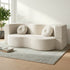 Artiss Folding Sofa Bed Floor Couch 2-in-1 Convertible Futon Loveseat Beige-Furniture > Sofas > Sofas & Sofa Beds-PEROZ Accessories