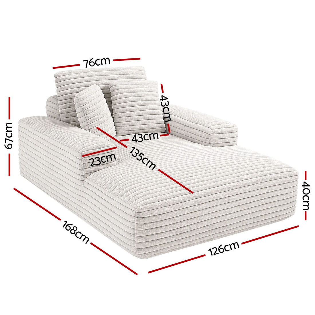 Artiss Sofa Bed Lounge Chair Recliner Couch Reading Chairs Sleeper Cloud Sofas Faux Fur Fabric-Furniture > Sofas > Sofas &amp; Sofa Beds-PEROZ Accessories