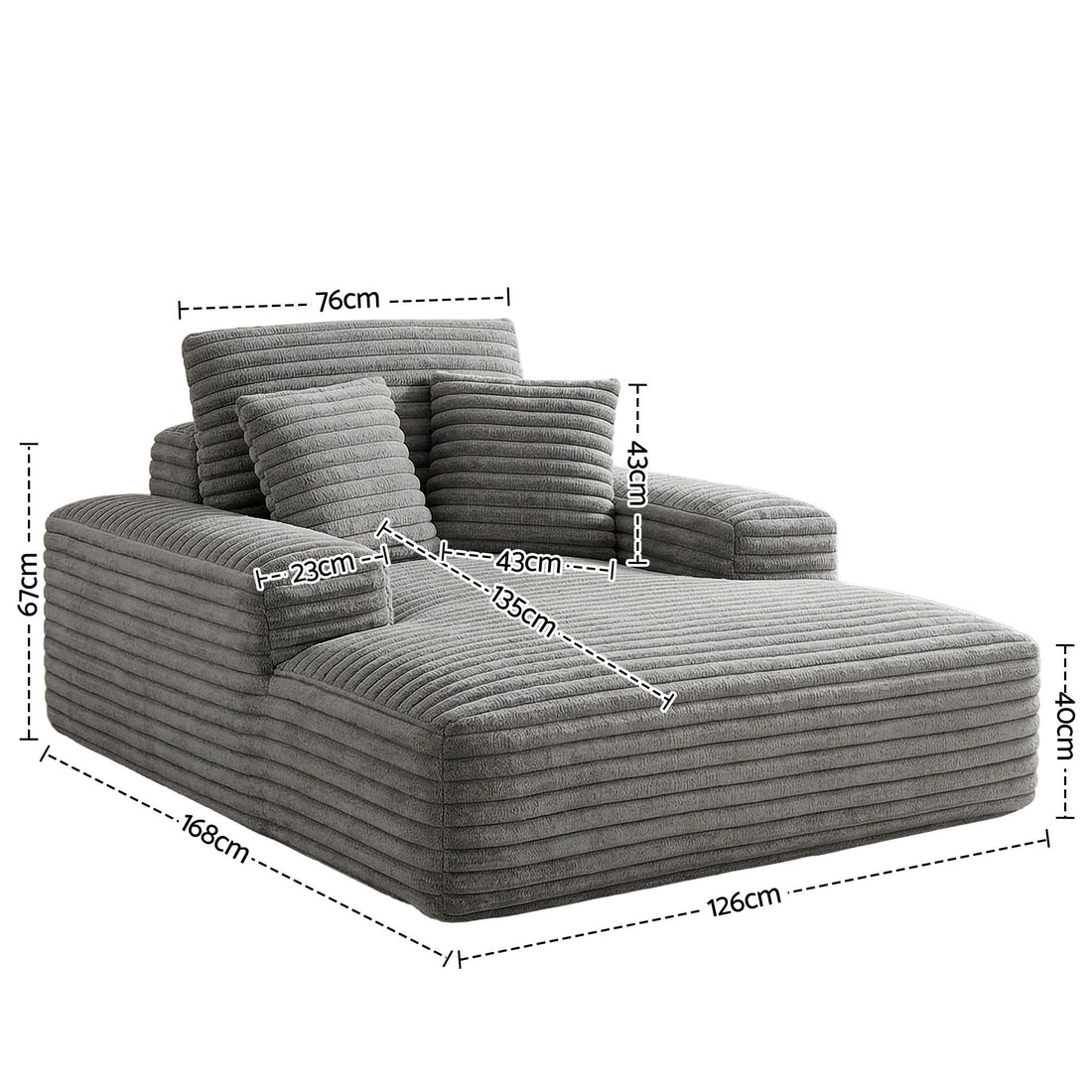 Artiss Sofa Bed Lounge Chair Recliner Couch Reading Chairs Sleeper Cloud Sofas-Furniture > Sofas > Sofas &amp; Sofa Beds-PEROZ Accessories