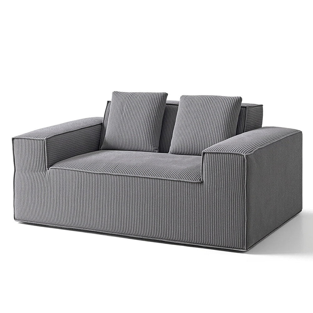 Artiss 2 Seater Sofa Loveseat Sofas Bed Couch No Assembly Corduroy Small Couches Apartement-Furniture &gt; Sofas &gt; Sofas &amp; Sofa Beds-PEROZ Accessories