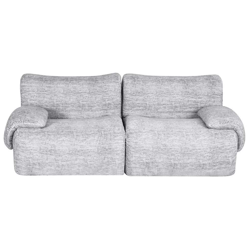 Artiss 2 Seater Sofa Modular Sectional Sofas Couch Bed No Assembly Living Room Grey-Furniture &gt; Sofas &gt; Sofas &amp; Sofa Beds-PEROZ Accessories