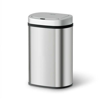 Devanti 50L Sensor Bin Motion Rubbish Automatic Silver-Appliances > Kitchen Appliances-PEROZ Accessories